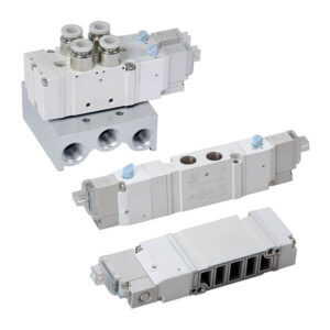 Ηλεκτροβαλβίδα αέρος MVSY-156-4E2C-24V DC MINDMAN 5/3 ΚΚ - 2 εντολές - 1/8”