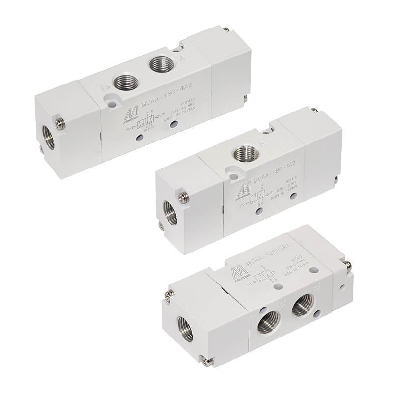 Βαλβίδα αέρος MINDMAN MVAA-180-3A1 τριοδική 1/8” Βαλβίδα αέρος MINDMAN MVAA-180-3A1 τριοδική 1/8”